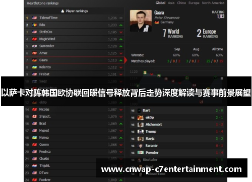 以萨卡对阵韩国欧协联回暖信号释放背后走势深度解读与赛事前景展望